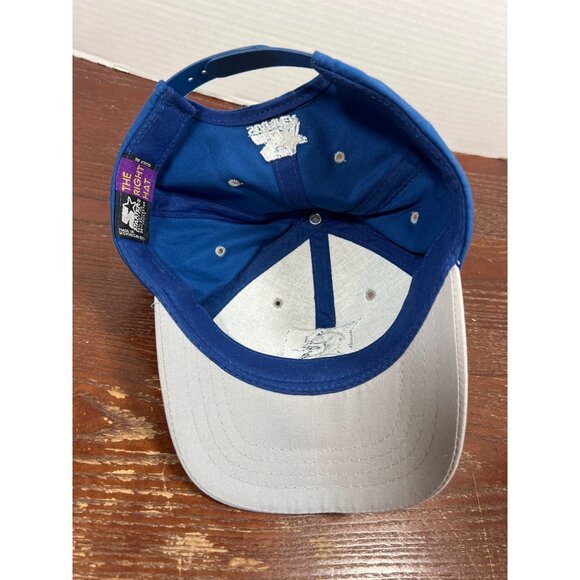 Vintage Starter Duke Blue Devils NCAA Snapback Hat Blue & Gray X3 - Picture 3 of 4